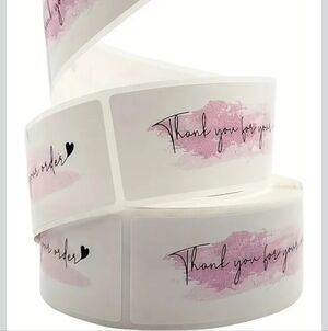 Thank You Stickers Roll